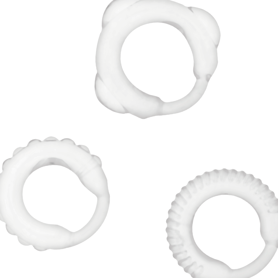 ADDICTED TOYS - C-RING-SET KLAR Sextoy-Set diskret online kaufen