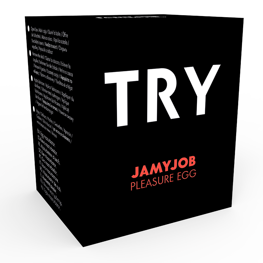 JAMYJOB - EGG MASTURBATOR SCHWARZE VERSION DISKRETT bei Secret Pulse im Erotikshop