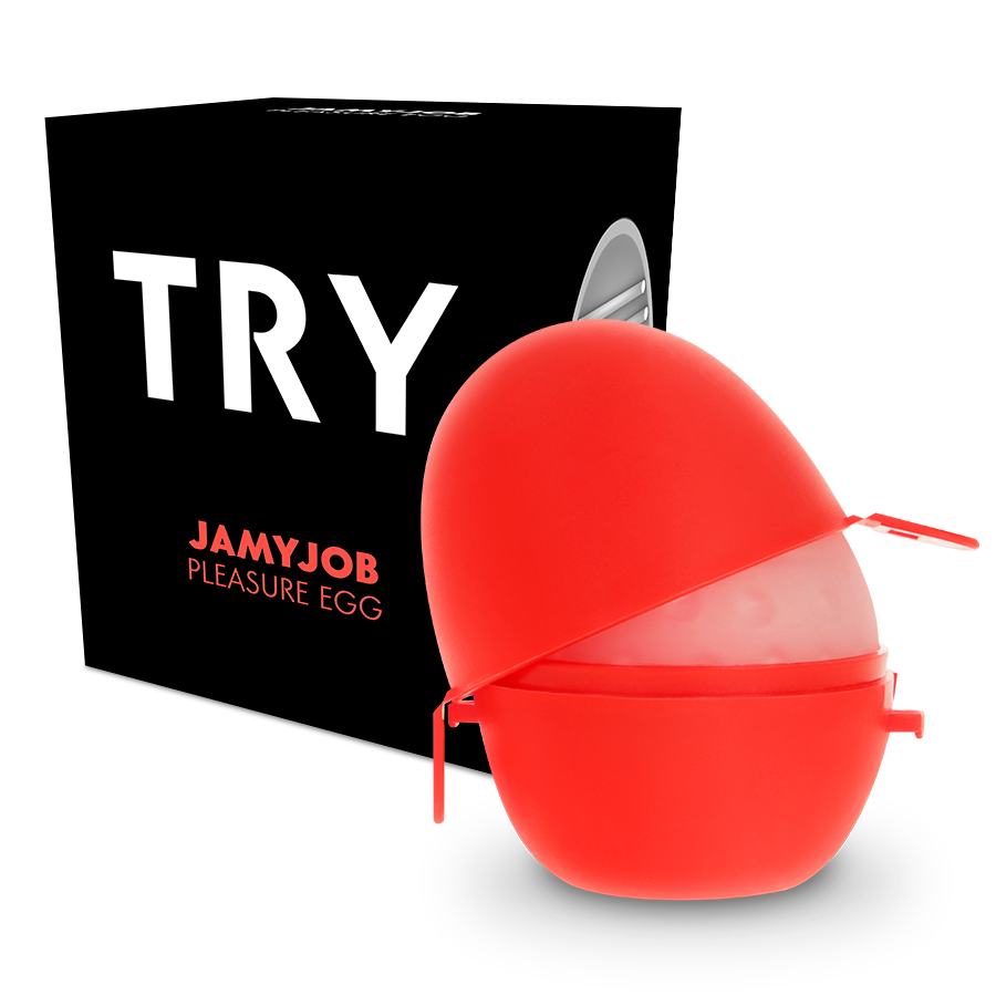 JAMYJOB - EGG MASTURBATOR SCHWARZE VERSION DISKRETT Masturbator diskret online kaufen