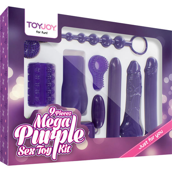 TOYJOY „Nur für Dich“ – Mega Lila Sexspielzeug-Kit für Paare & Singles Paar-Set Produktansicht