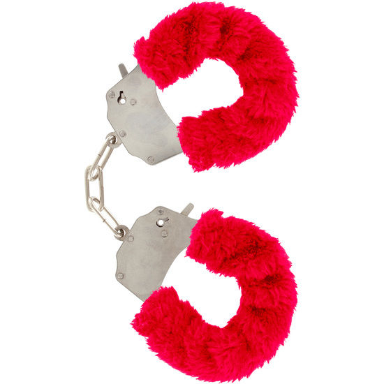 TOYJOY - FURRY FUN CUFFS BONDAGE ROT Bondage-Fessel diskret online kaufen