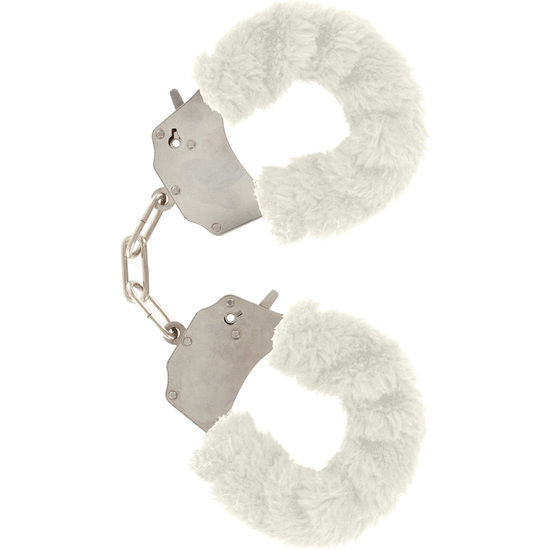 TOYJOY - FURRY FUN CUFFS BONDAGE WEISS Bondage-Fessel diskret online kaufen