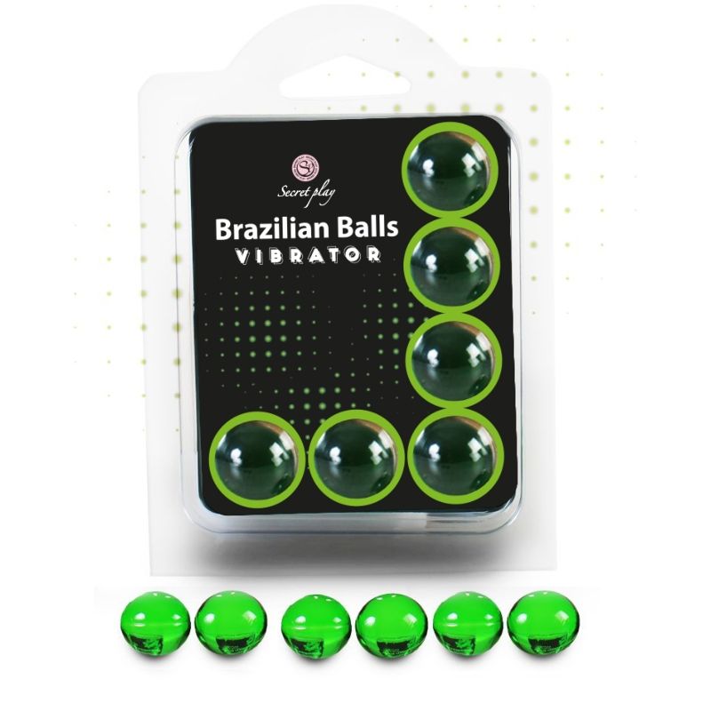 SECRETPLAY - SET 6 BRASILIANISCHE KUGELVIBRATOREN Sextoy-Set Produktansicht