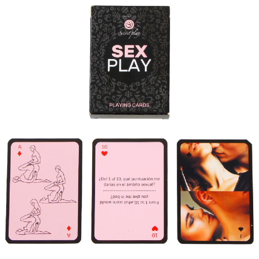 SECRETPLAY - SEX-SPIELKARTEN (ES/EN) – Erotikspiel von SECRETPLAY