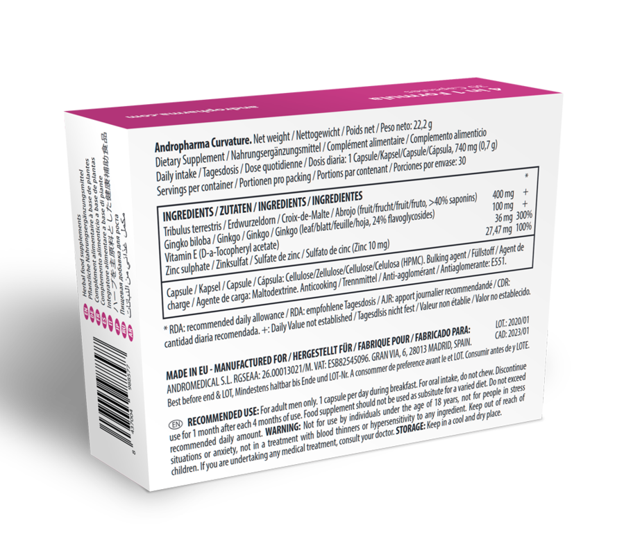ANDROPHARMA - CURVATURE PEYRONIE-BEHANDLUNG – Erotik-Zubehör Bild 3