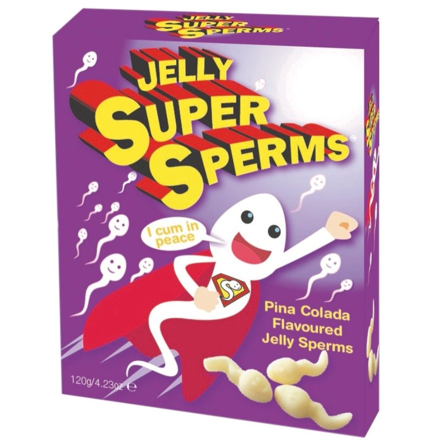SPENCER & FLEETWOOD - JELLY SUPER SPERM GUMMI FORM SPERM 120 GR – Erotik-Zubehör Bild 3