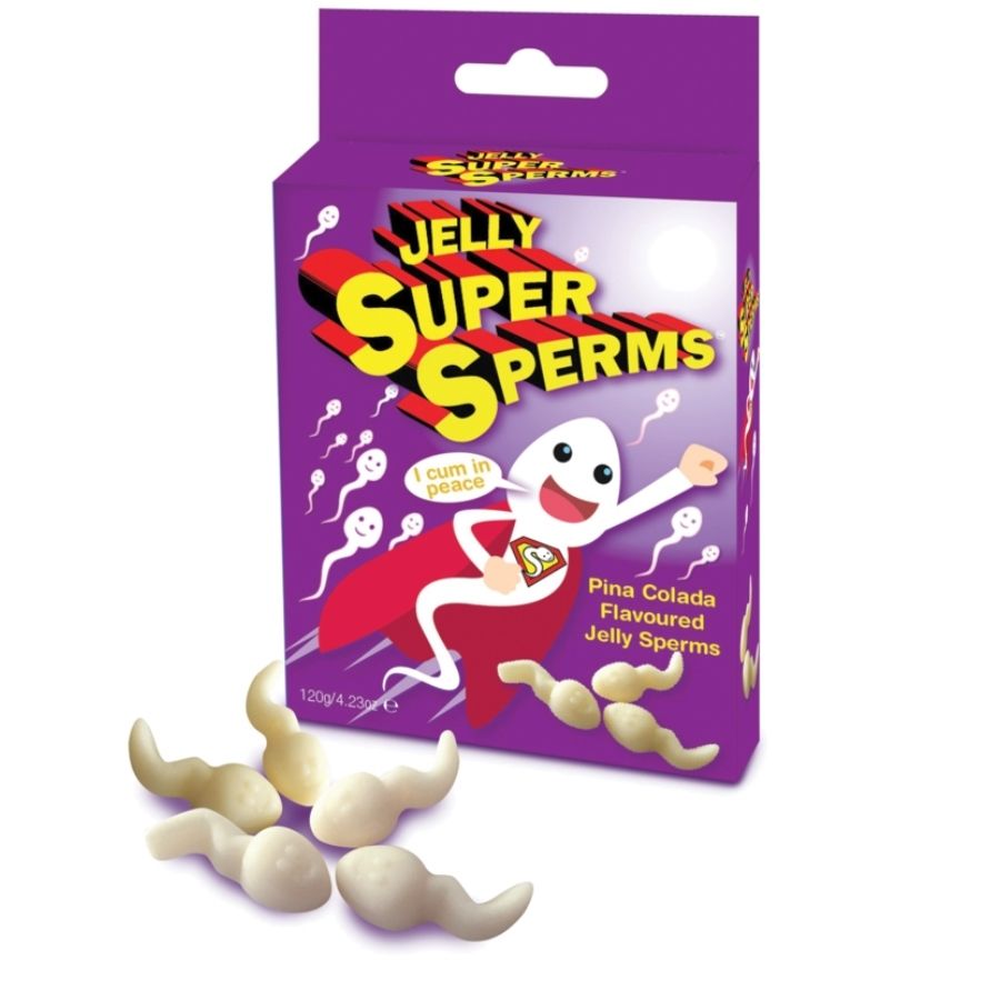 SPENCER & FLEETWOOD - JELLY SUPER SPERM GUMMI FORM SPERM 120 GR – Erotik-Zubehör Bild 1