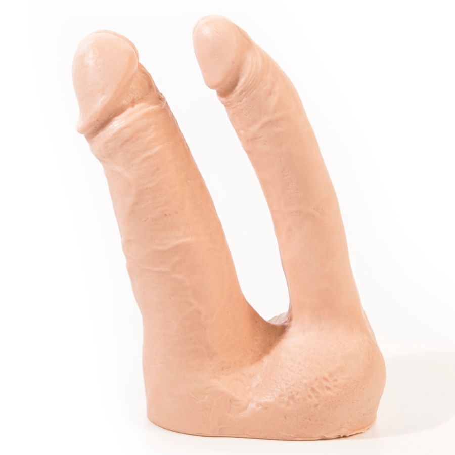 PINK ROOM - ARTHUS REALISTISCHER DOPPELDILDO FLEISCH 17CM/15,5CM realistischer Dildo diskret online kaufen