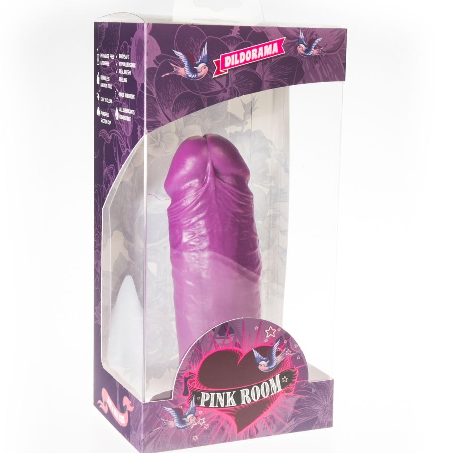 PINK ROOM - DAEL REALISTISCHER DILDO LILA 18,5 CM Produktansicht und Details