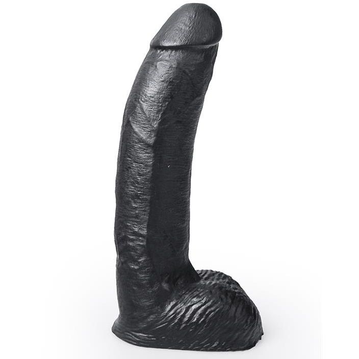 HUNG SYSTEM - REALISTISCHER DILDO SCHWARZ FARBE GEORGE 22 CM realistischer Dildo diskret online kaufen