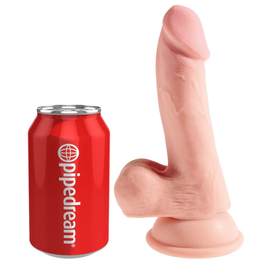 KING COCK - DREIFACHER DICHTEHAHN 14 CM – Dildo Bild 2