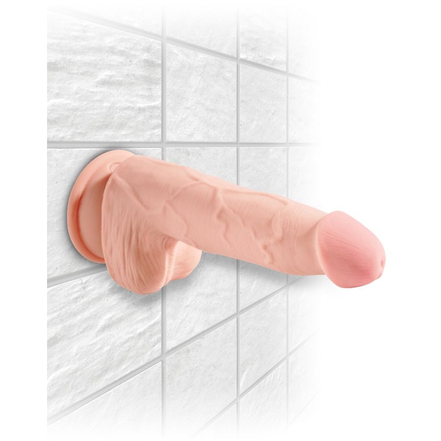 KING COCK - DREIFACHER DICHTEHAHN 14 CM – Dildo Bild 3