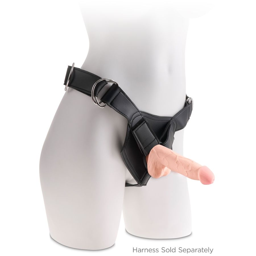 KING COCK - DREIFACHER DICHTEHAHN 14 CM – Dildo Bild 6