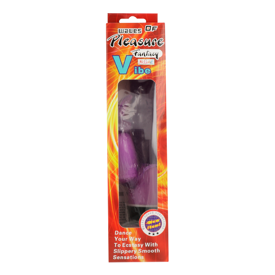BAILE - WAVES OF PLEASURE FANTASY VIBRATOR MIT FLIEDER KANINCHEN 23 CM für intensive Stimulation und Self-Love