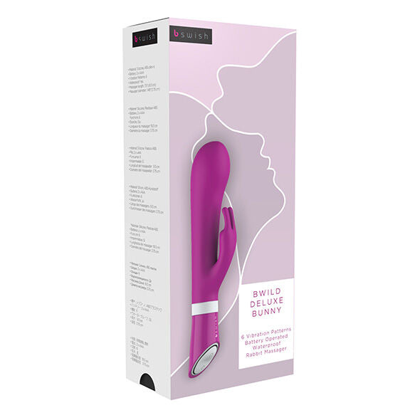 B Swish Bwild Deluxe Bunny Vibrator Raspberry – G-Punkt & Klitoris Stimulator aus Silikon Klitorisstimulator diskret online kaufen