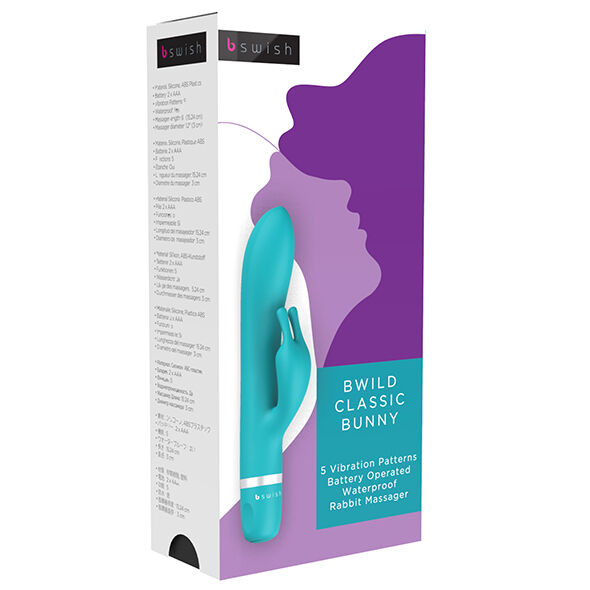B Swish Bwild Classic Bunny Vibrator Jade – Kompakt, 5 Modi, Silikon, wasserfest für intensive Stimulation und Self-Love