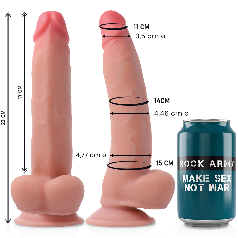 ROCKARMY - DOPPELDICHTE LEOPARD 23 CM -O- 4.77 CM – Erotik-Zubehör Bild 3