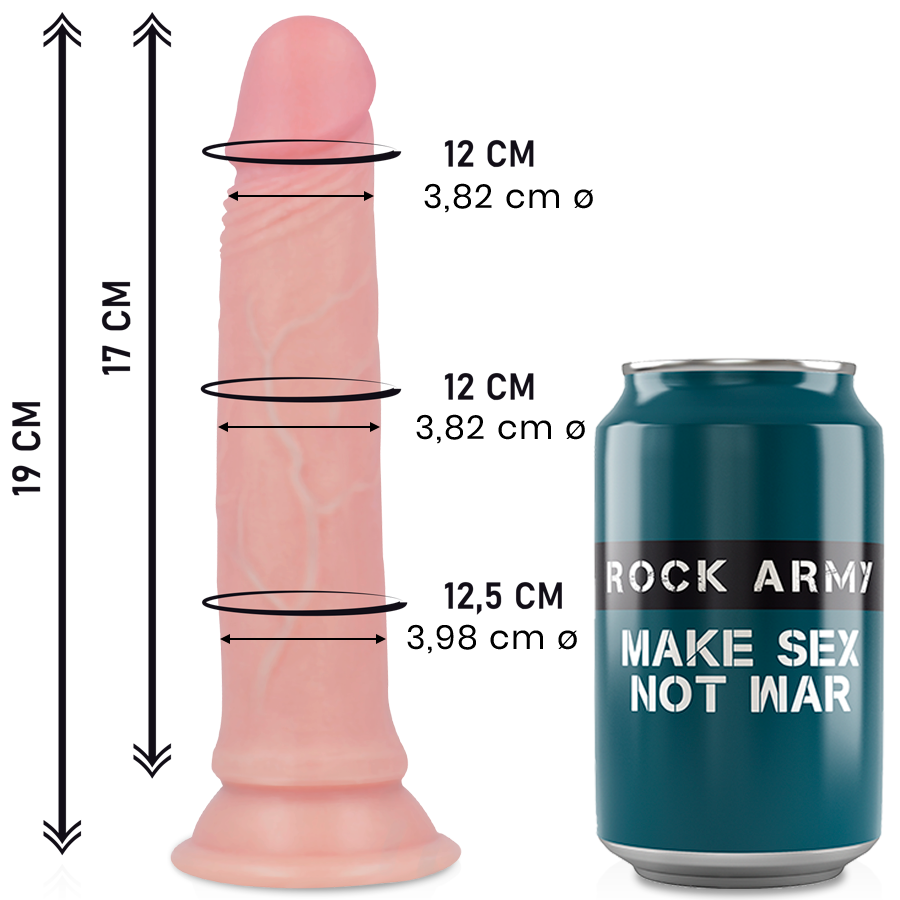 ROCKARMY - LIQUID SILICONE PREMIUM AVENGER REALISTIC 19 CM -O- 3.98 CM – Erotik-Zubehör Bild 1
