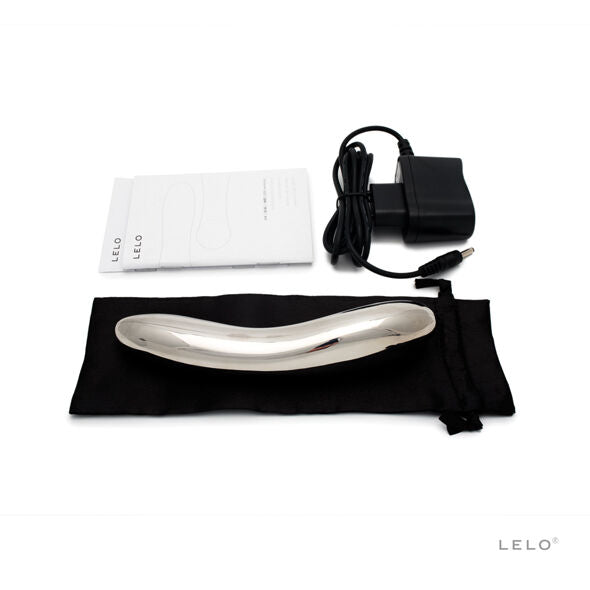 LELO Inez Edelstahlvibrator – 5 Stimulationsmodi, wiederaufladbar, premium Edelstahl Produktansicht und Details