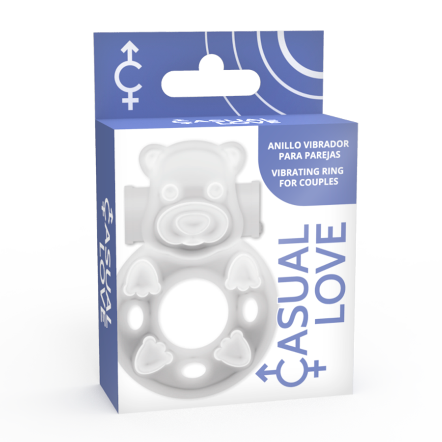 CASUAL LOVE - 26 TRANSPARENTER HSCHEN-VIBRATORRING hochwertiges Sextoy bei Secret Pulse