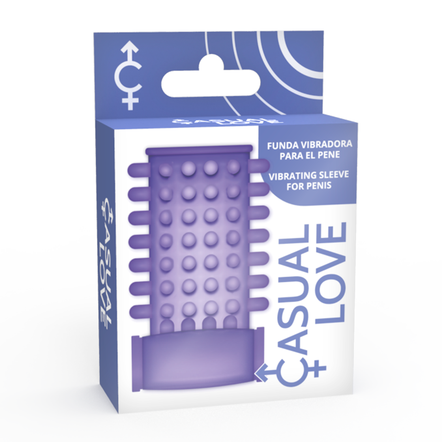 CASUAL LOVE - RING LILAC VIBRATOR PENIS ABDECKUNG für sinnliche Momente allein oder zu zweit