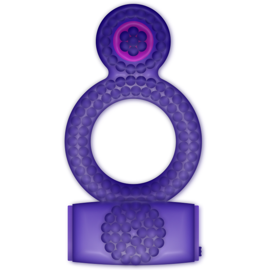 CASUAL LOVE - RING DOPPELTER GENUSS LILA RING – Erotik-Zubehör Bild 2