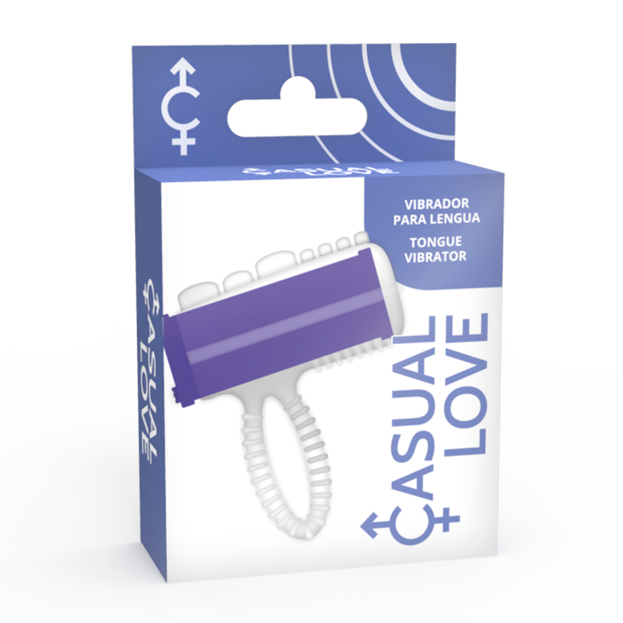 CASUAL LOVE - RING VIBRATOR LILAC TONGUE Produktansicht und Details