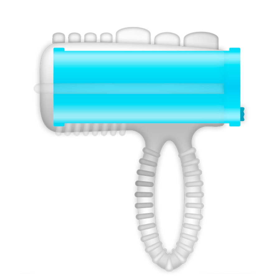 CASUAL LOVE - RINGZUNGE VIBRIERENDES BLAU – Vibrator Bild 2