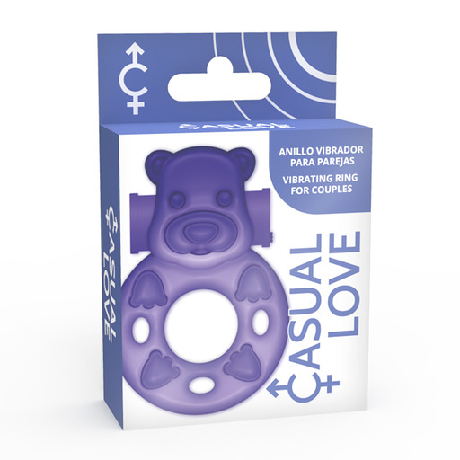 CASUAL LOVE - 26 LILAC BUNNY VIBRATOR RING Produktansicht und Details