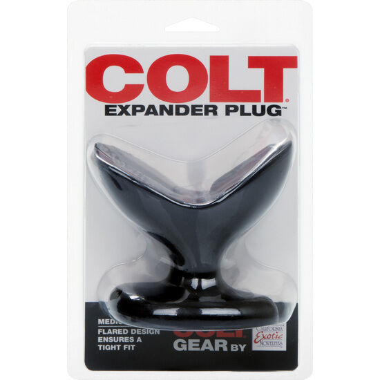 CALEXOTICS COLT Expander Analplug Mittel Schwarz – Flexibler Herren-Stecker für intensives Vergnügen Produktansicht und Details