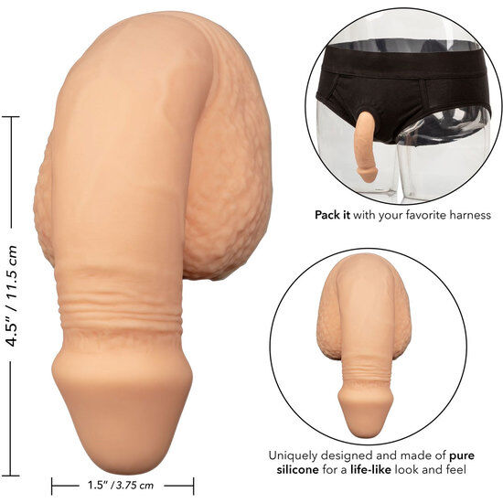 CALEXOTICS - SILIKON-PACKUNG PENIS 12.75 CM FLEISCH – Erotik-Zubehör Bild 3
