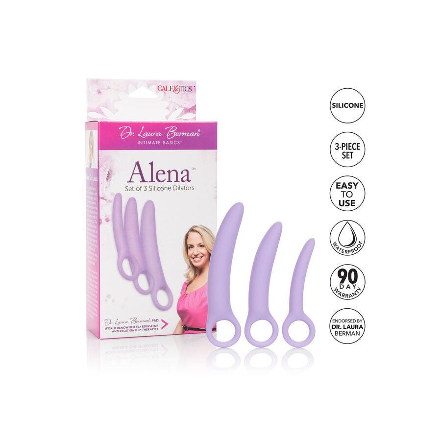 CALEXOTICS - DR. LAURA BERMAN ALENA SET MIT 3 SILIKON-DILATATOREN für sinnliche Momente