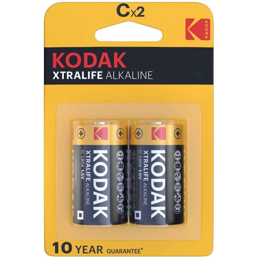 KODAK - XTRALIFE ALKALINE BATTERIES CX 2 EINHEITEN – Batterien von KODAK