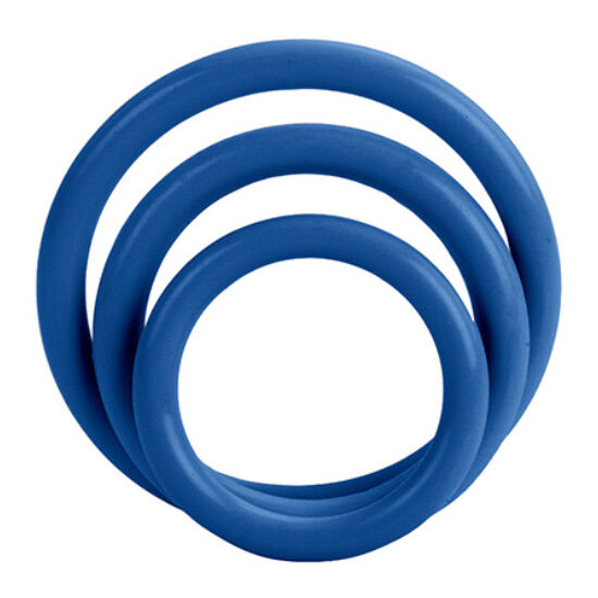 CALEXOTICS - TRI-RINGS BLAU – Erotik-Zubehör Bild 1