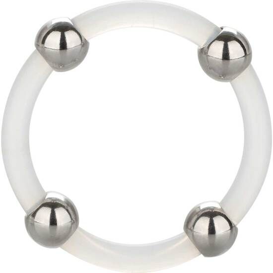 CALEXOTICS - STAHLPERLEN-SILIKONRING L – Erotik-Zubehör Bild 1