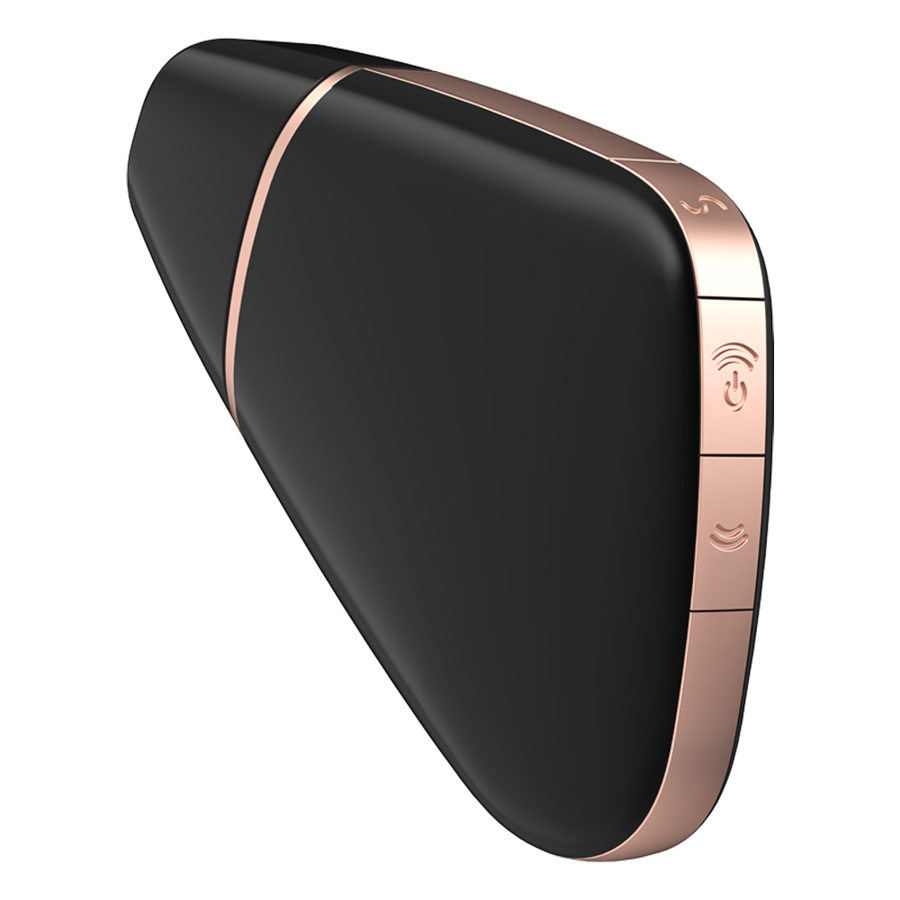 SATISFYER - LOVE TRIANGLE STIMULATOR & VIBRATOR SCHWARZ Produktansicht und Details