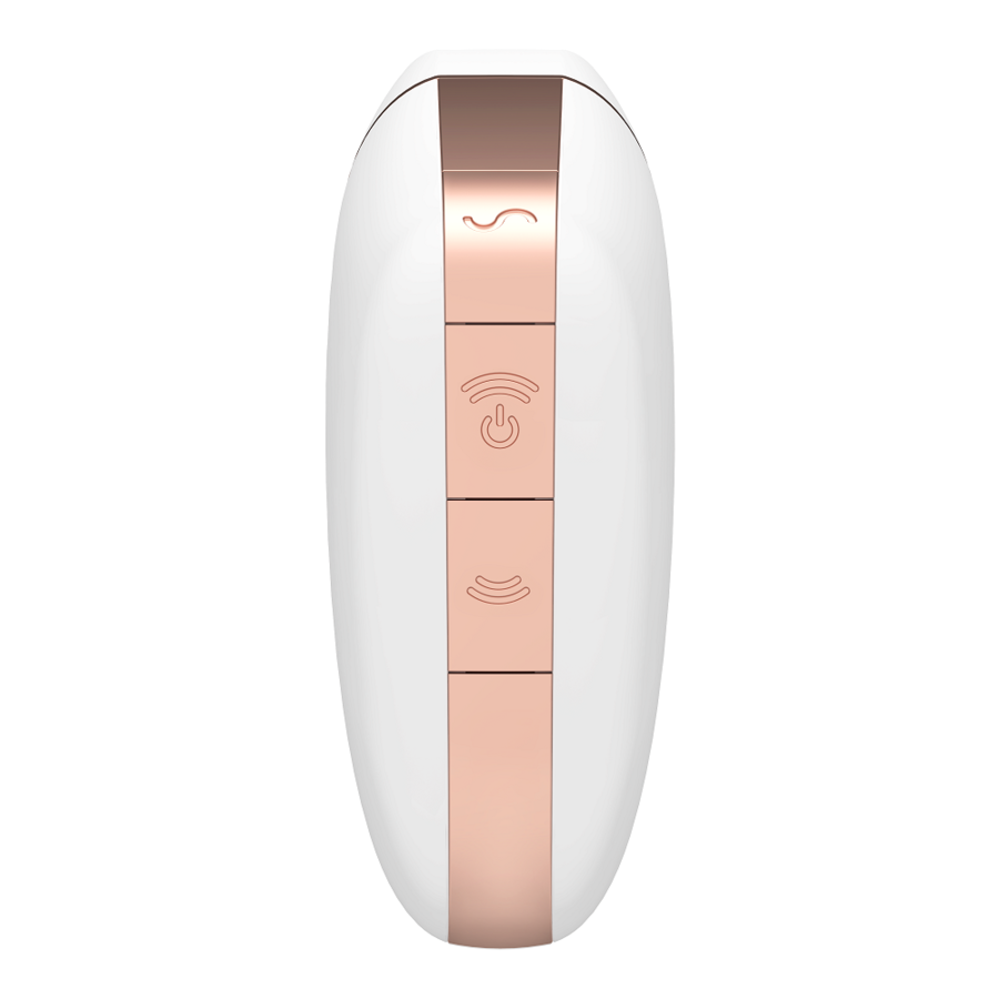 SATISFYER - LOVE TRIANGLE STIMULATOR & VIBRATOR WEISS für sinnliche Momente allein oder zu zweit