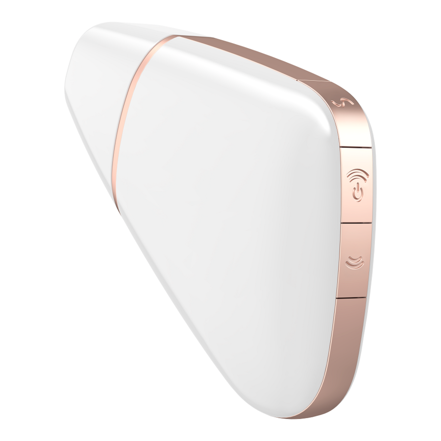 SATISFYER - LOVE TRIANGLE STIMULATOR & VIBRATOR WEISS für intensive Stimulation und Self-Love