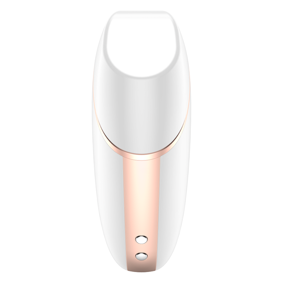 SATISFYER - LOVE TRIANGLE STIMULATOR & VIBRATOR WEISS Klitorisstimulator diskret online kaufen