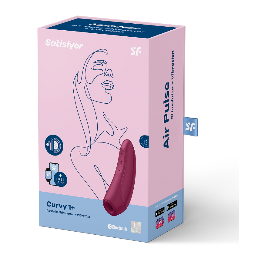 SATISFYER - CURVY 1 + ROT PINK für intensive Stimulation und Self-Love