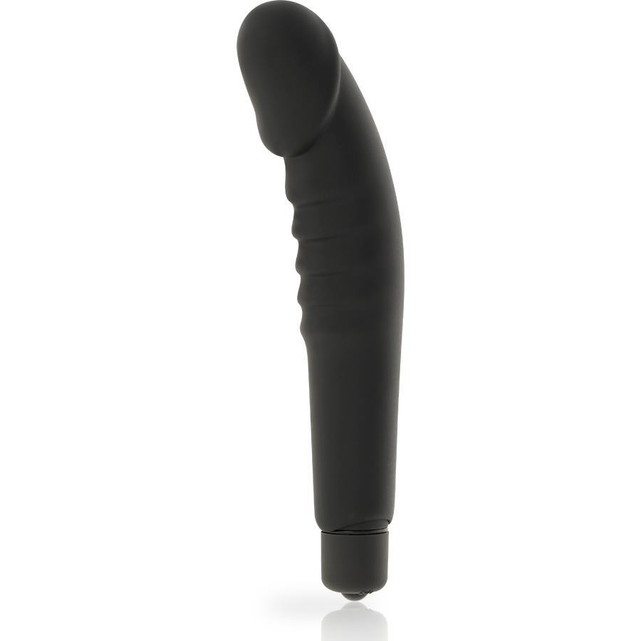 DOLCE VITA - REALISTIC PLEASURE SCHWARZES SILIKON – Erotik-Zubehör Bild 3