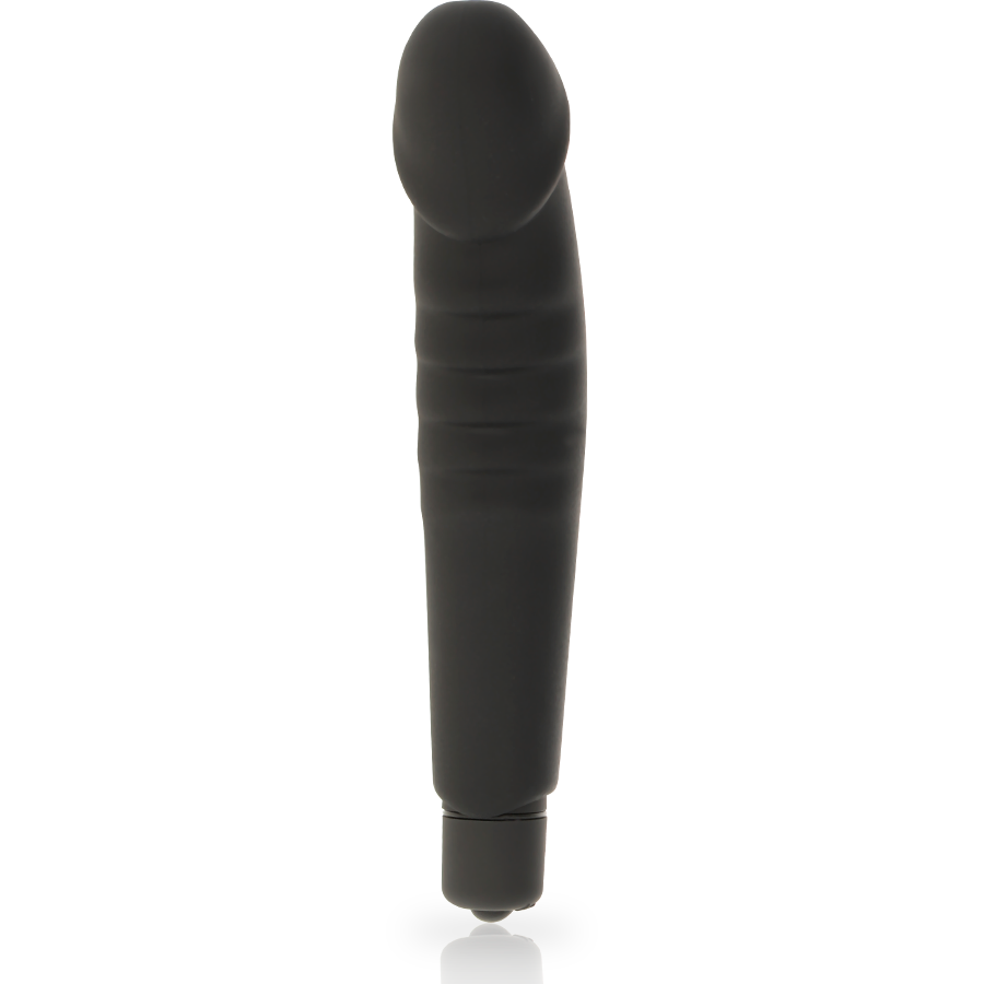 DOLCE VITA - REALISTIC PLEASURE SCHWARZES SILIKON – Erotik-Zubehör Bild 4