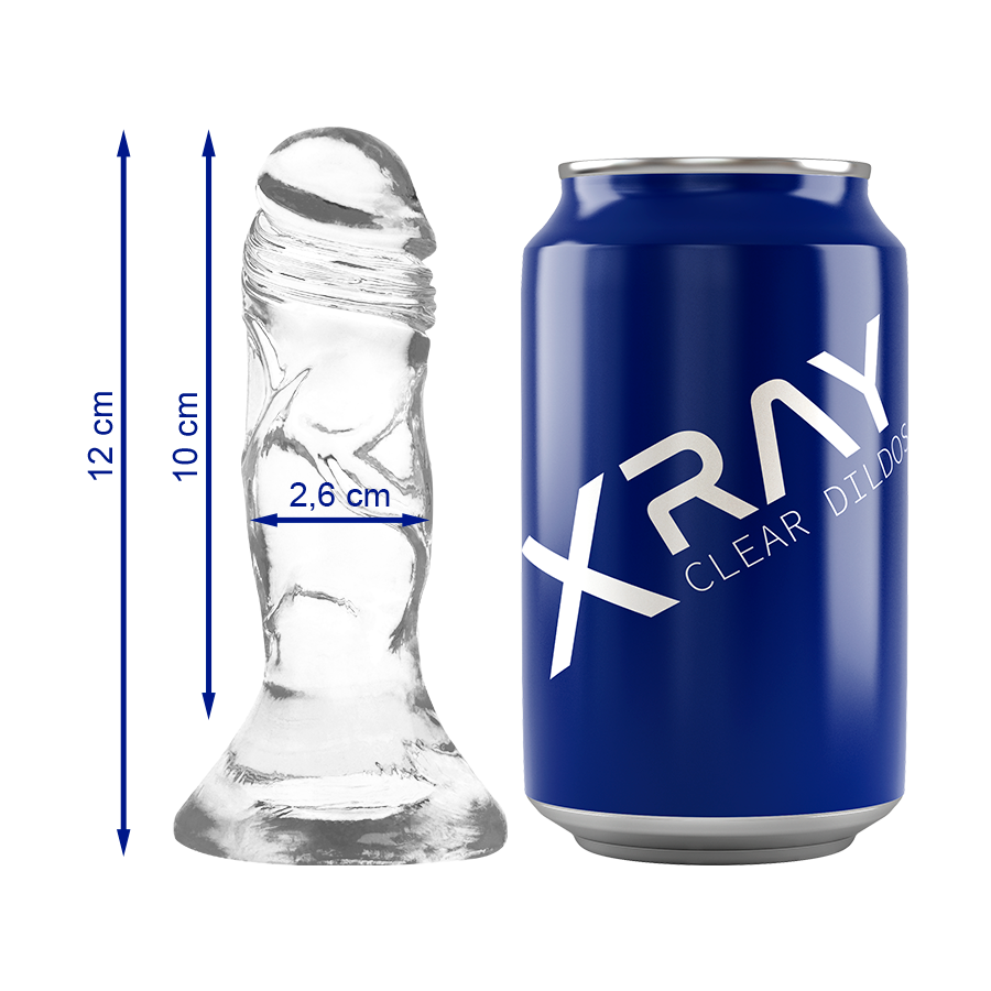 X RAY - KLARER HAHN 12 CM -O- 2.6 CM – Dildo Bild 1