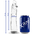 X RAY - KLARER HAHN 21 CM -O- 4 CM – Dildo Bild 1
