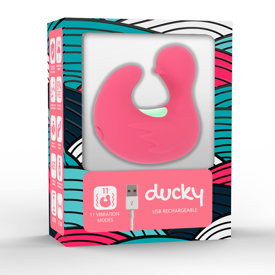 HAPPY LOKY - DUCKYMANIA AUFLADBARER SILIKONSTIMULATORFINGER hochwertiges Sextoy bei Secret Pulse