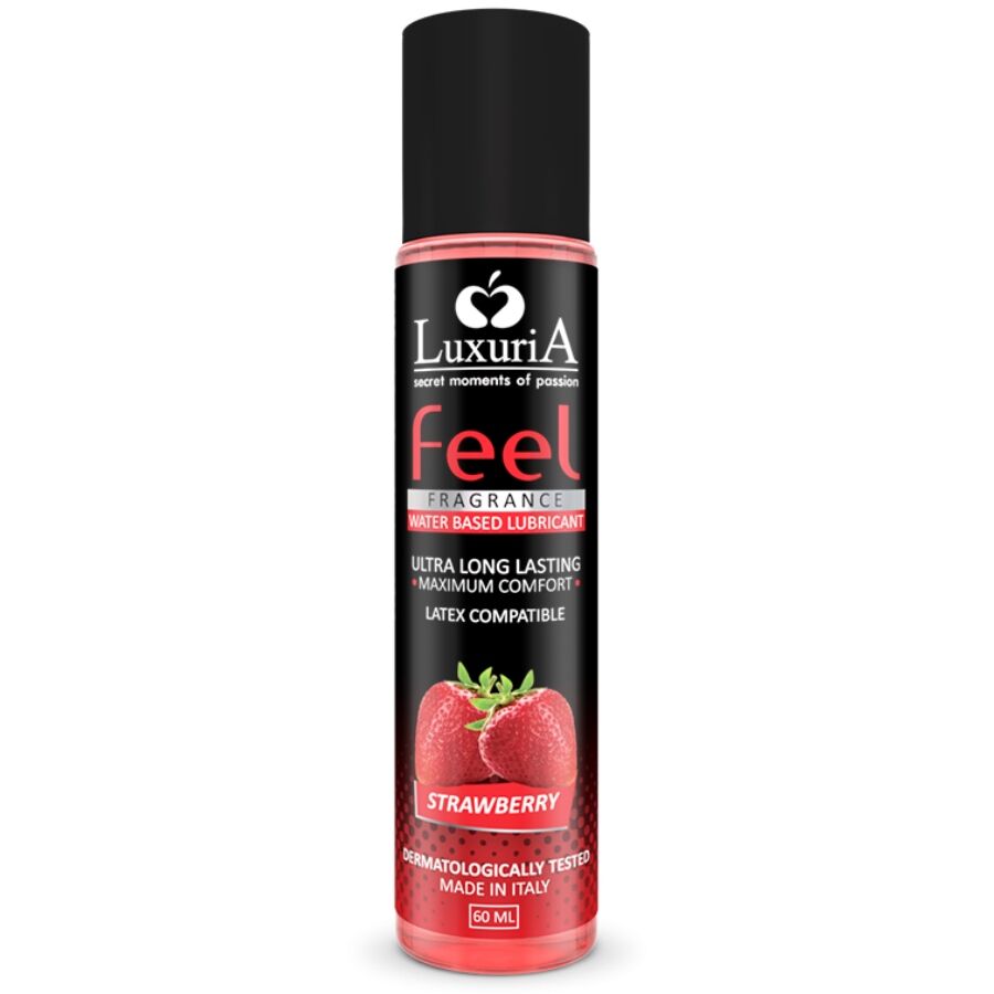 INTIMATELINE - LUXURIA FEEL SCHMIERMITTEL AUF WASSERBASIS ERDBEER 60 ML wasserbasiertes Gleitgel diskret online kaufen