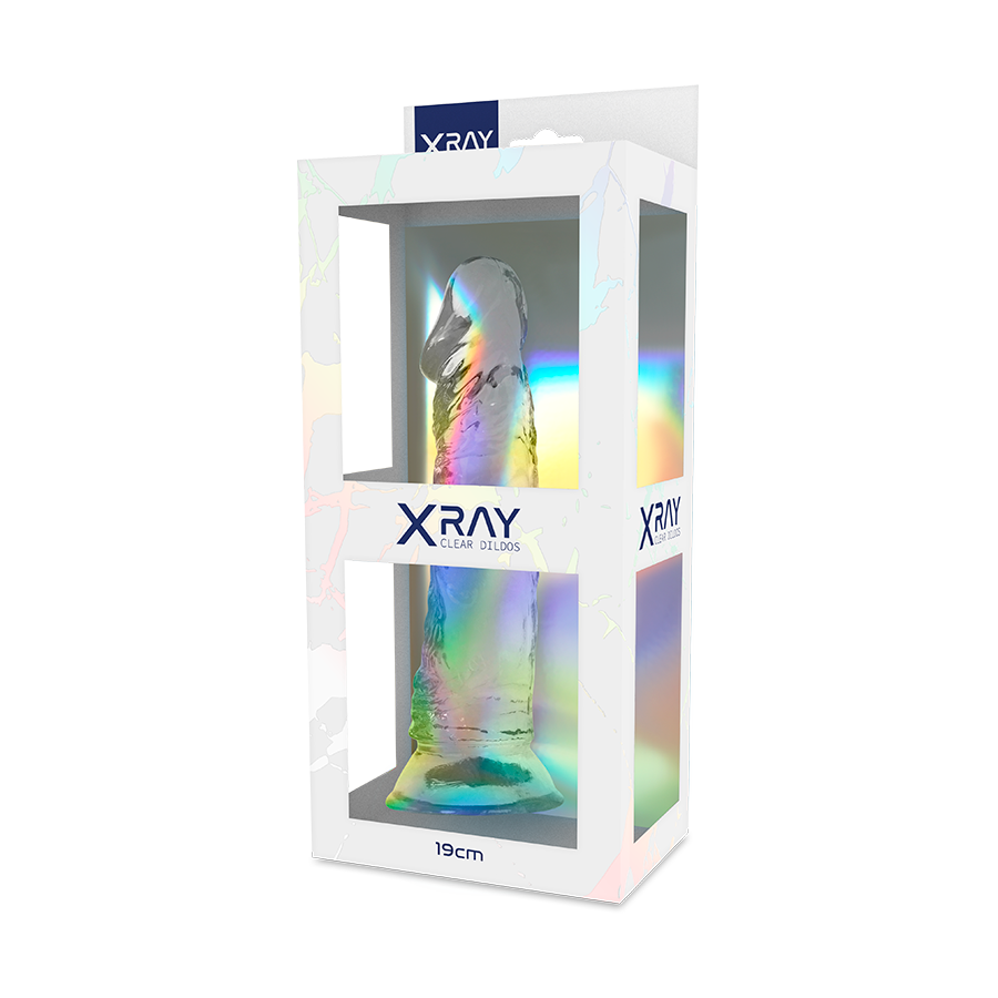 X RAY - KLARER HAHN 19 CM -O- 4 CM – Dildo Bild 2