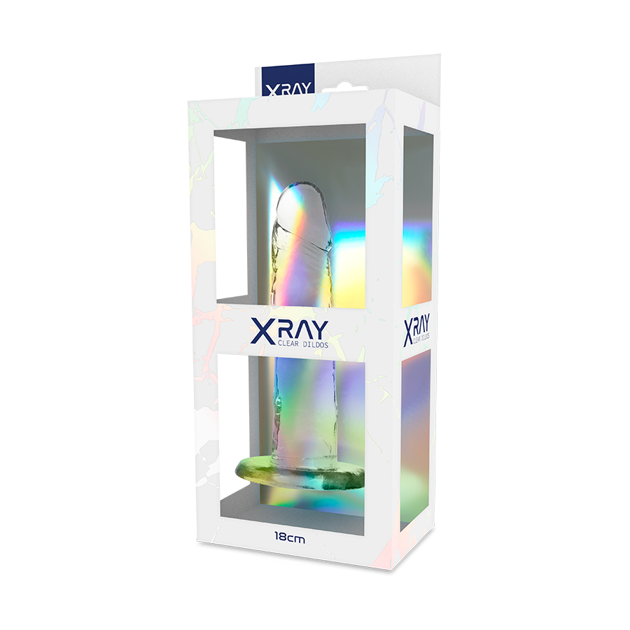 X RAY - KLARER HAHN 18 CM -O- 4 CM – Dildo Bild 2