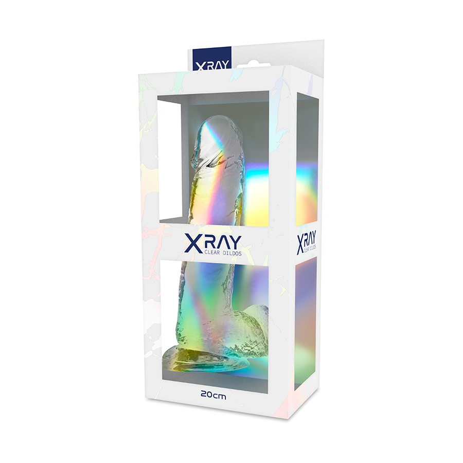X RAY - KLARER HAHN MIT BLLEN 20 CM -O- 4.5 CM – Liebeskugeln Bild 2