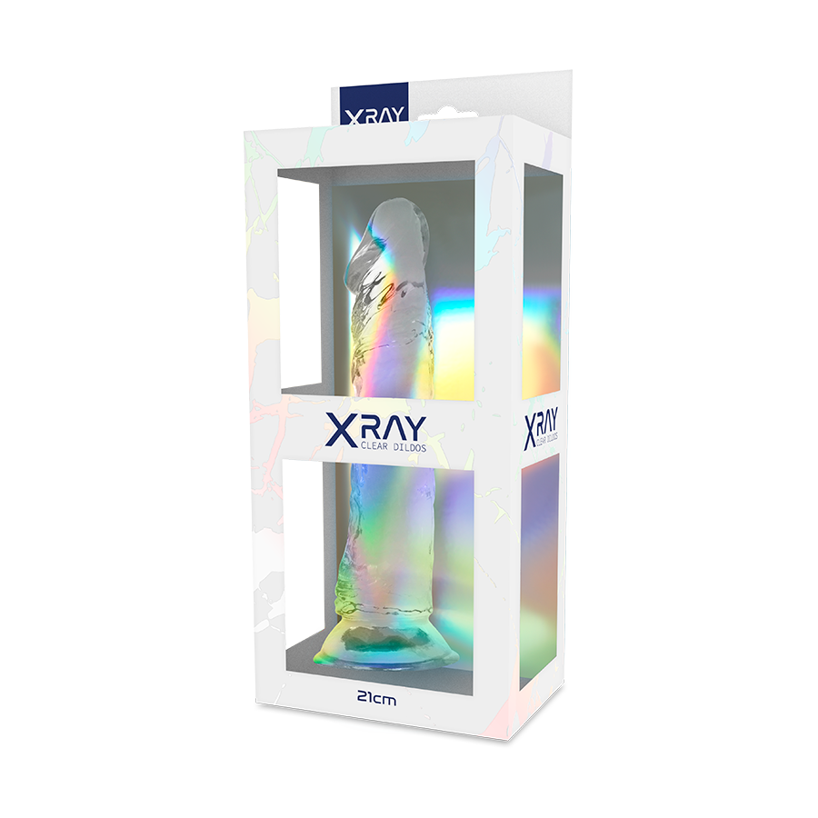X RAY - KLARER HAHN 21 CM -O- 4 CM – Dildo Bild 2